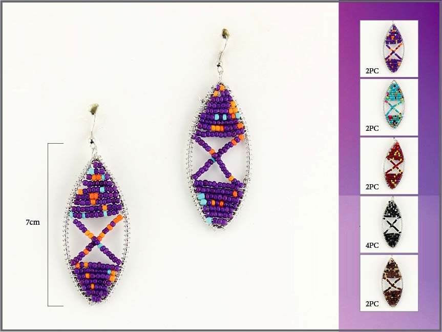 Native Pride -  Tribal Indian  Style Jewelry - EARRINGS (3634)