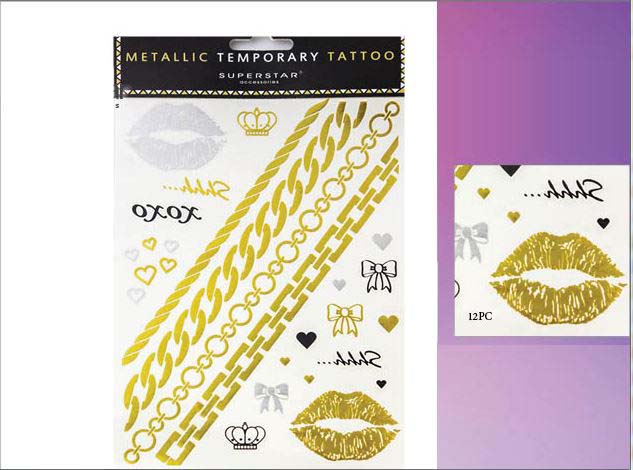 Metallic Temporary TATTOOs