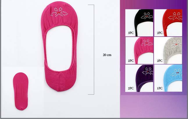 SHOES Liner - No Show Socks For Women/Teenagers - Butterflies