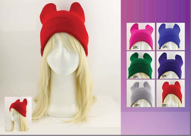 Beanies Winter CAPS For Kids - With  Ears....... Solid Colors