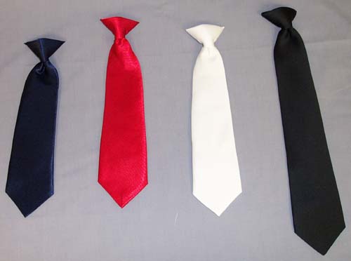 Boys Neck TIEs   -  Solid Colors  (Sizes: 16-20)