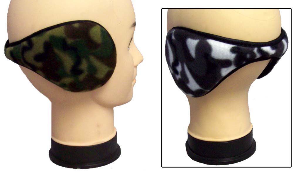 Ear Muffs - Ear Warmers For ADULTs - Camo Prints