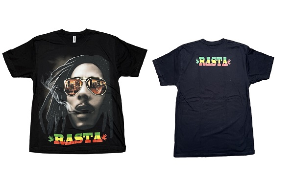 BOB MARLEY Reggae Rasta T-Shirt  Screen Printed