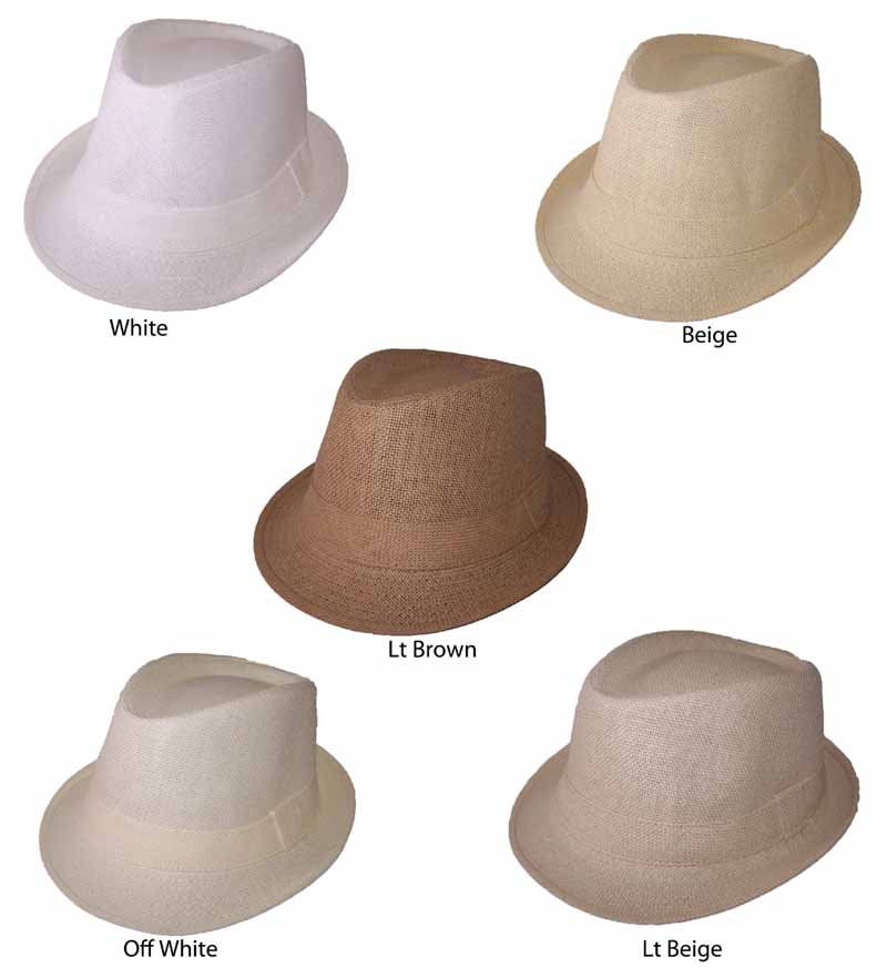 Fedora HATs For Men - 5 Assorted Colors