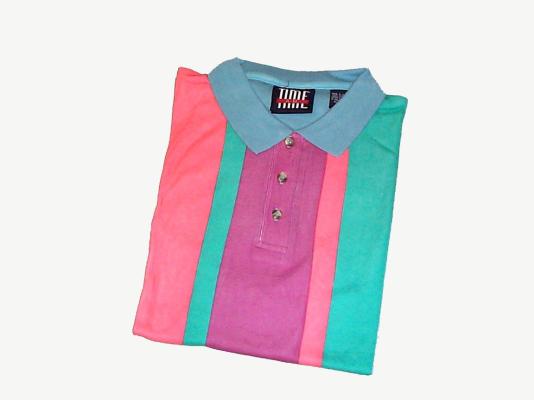 Mens  Striped  Short Sleeves POLO SHIRTs