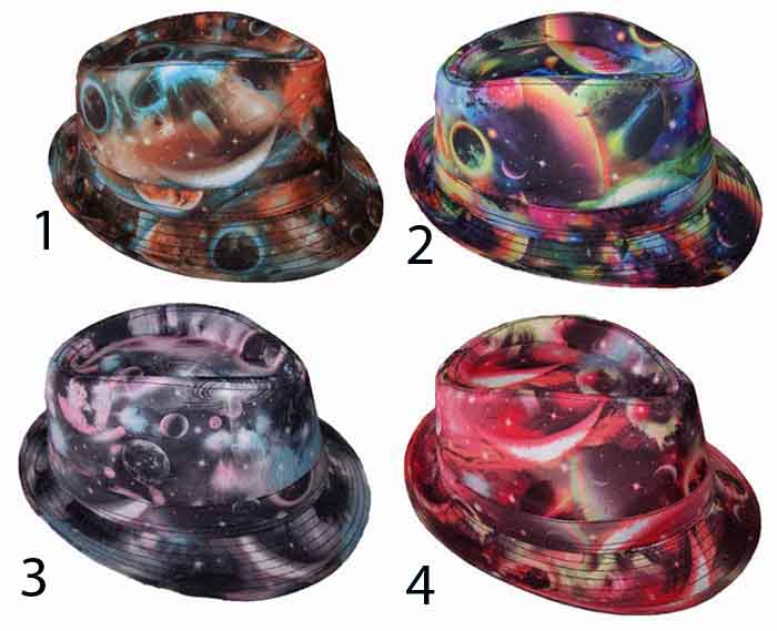 Fedora HATs For Kids - In Multi Color Prints