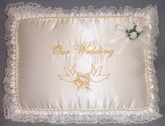 '' Our  WEDDING'' 2Pc  Pillow Sets - Rectangular Shaped