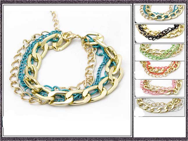 COSTUME Fashion Chain Metal Bracelets