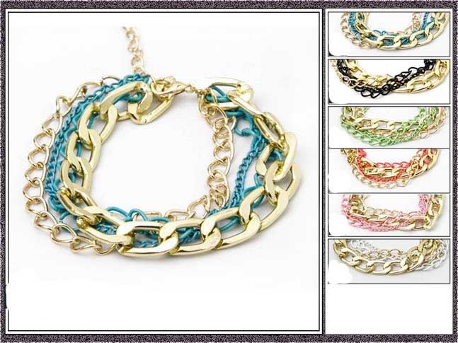 COSTUME Fashion Chain Metal Bracelets