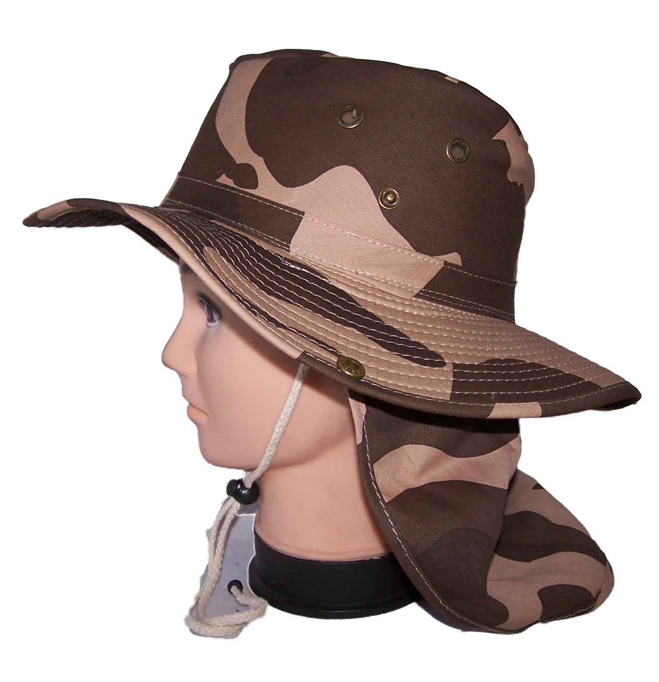 Safari Hats - Brown CAMO Color
