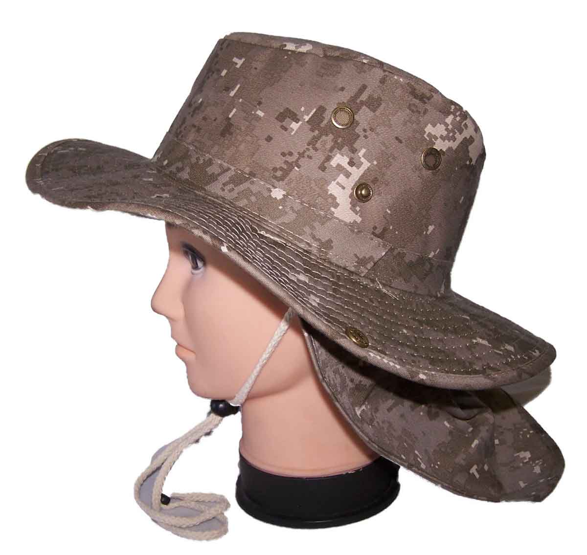 Safari Fishing Hijing Army Boonie Bush Neck Cover HATS