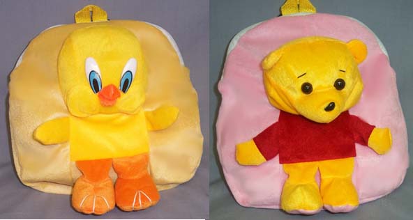 PLUSH ANIMALS BACKPACKS -  For Infants