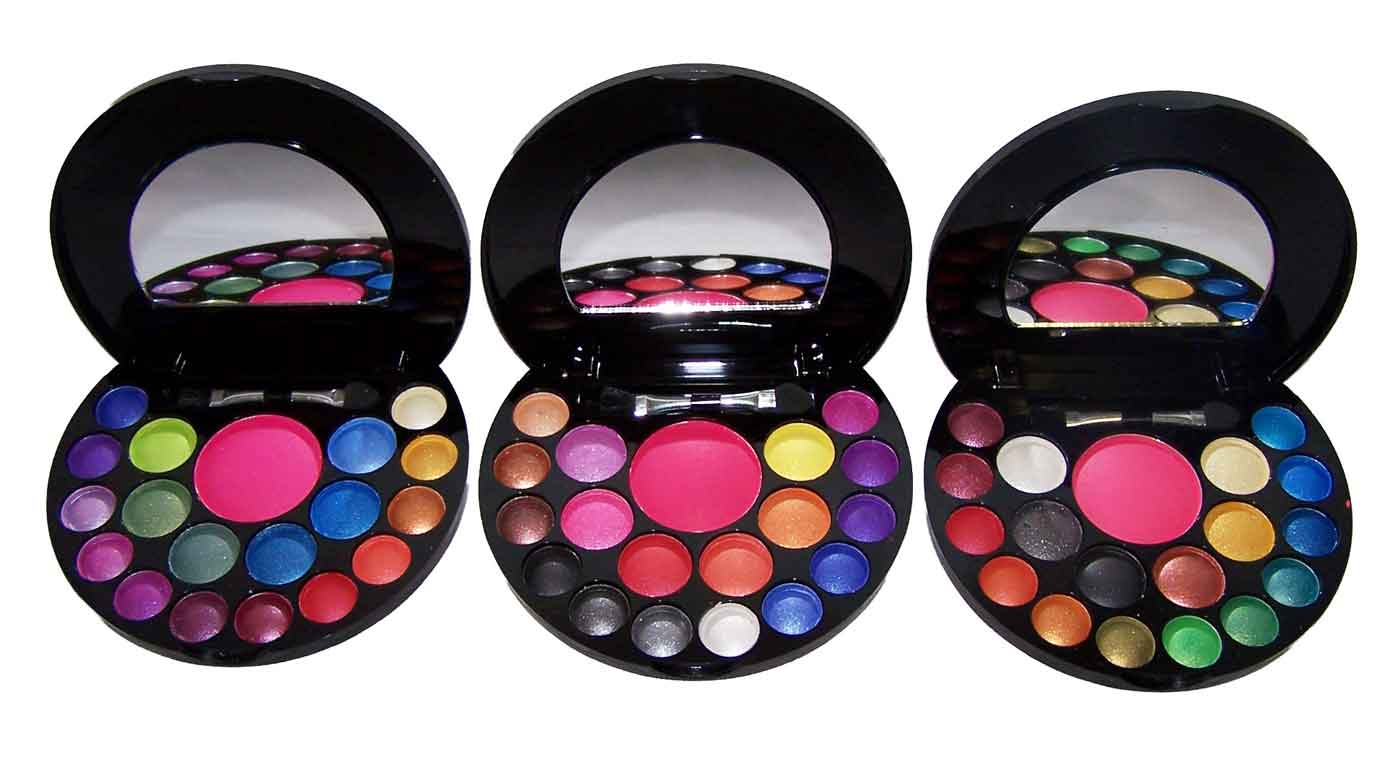 Profusion 18 Color Pearl EYESHADOW & Blush Palette 01 02 03