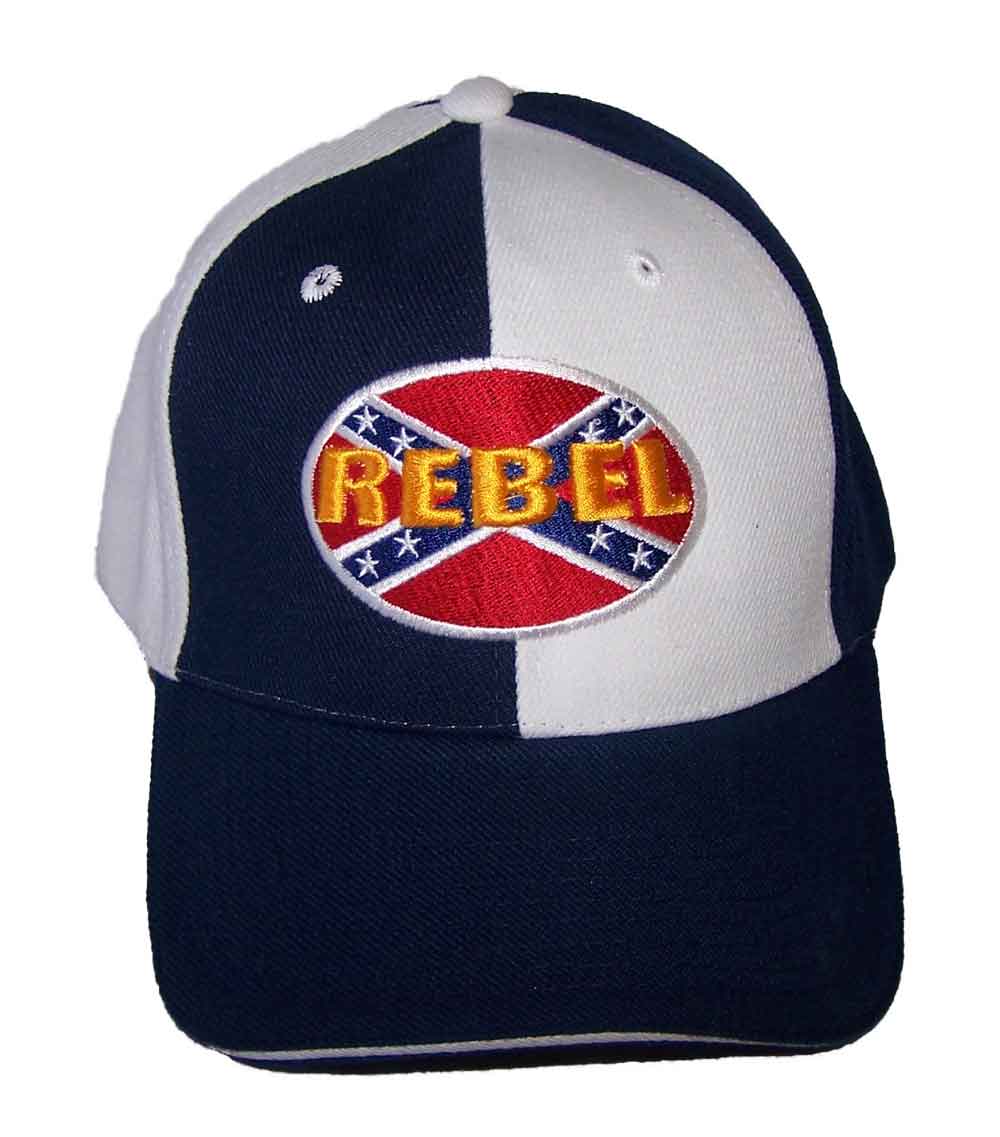Rebel Embroidered BASEBALL Caps