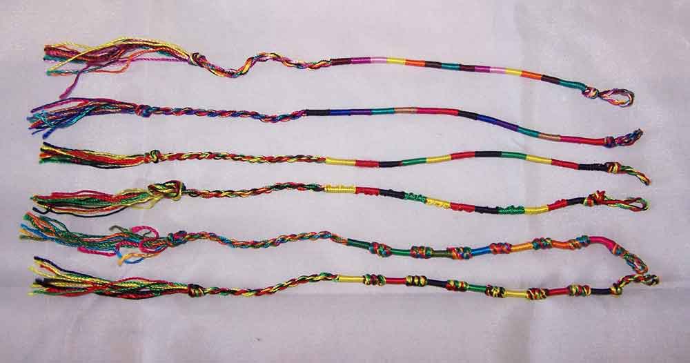 Authentic Indian Hand-Made Friendship BRACELETs - From Peru