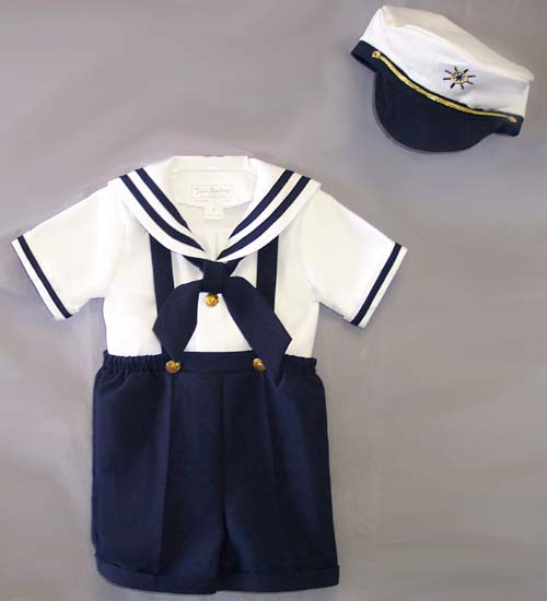 Boys 5Pc Nautical SHORT Sets - Sizes: 9-24 Months