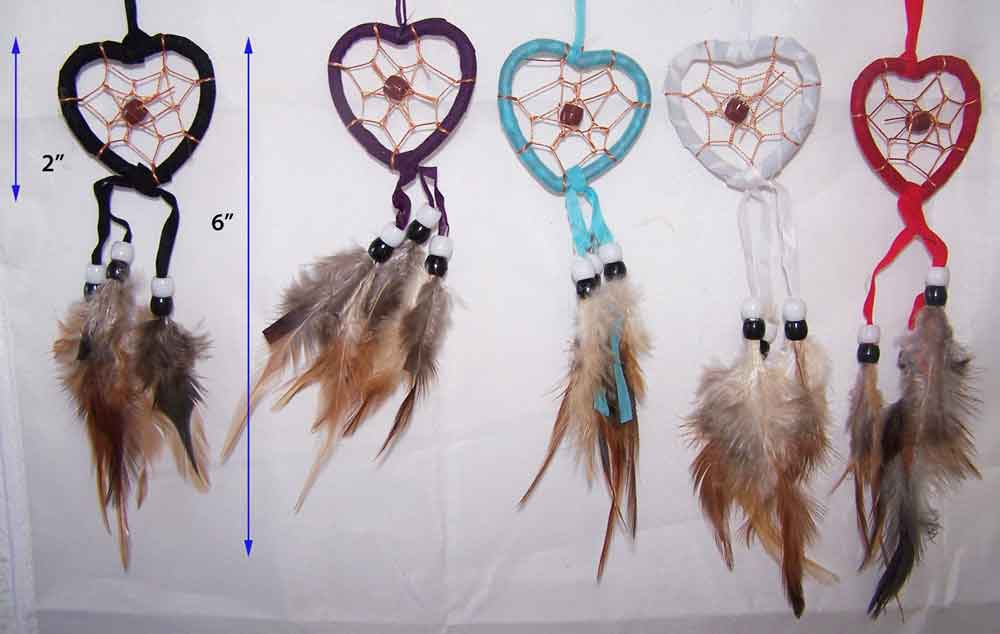 Native Pride DREAM CATCHERs -  Heart Shaped