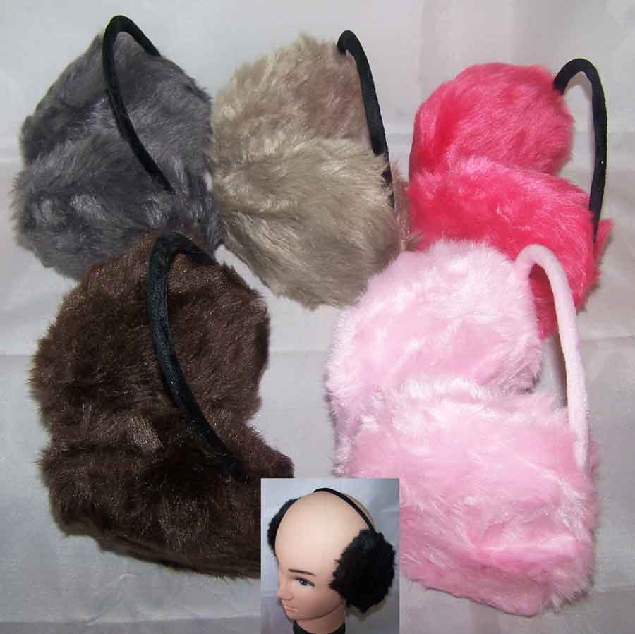 PLUSH Ear Muffs - Ear Warmers For Adults In Assorted Colors