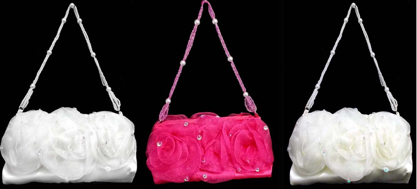 Dance Wear - Girls Fancy Hand BAGs With Beaded Strap