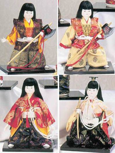 Japanese Porcelain DOLLs - Samurai Warriors