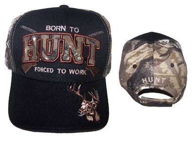 Hunting Deer Hunting  BASEBALL Caps  Born To Hunt Embroidered