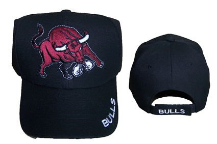 Rodeo BASEBALL Caps Hats Embroidered -  Snorting Bull  ''BULLS''