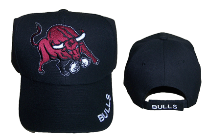 Rodeo BASEBALL CAPs Hats Embroidered -  Snorting Bull  ''BULLS''