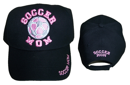 ''SOCCER Mom''  Embroidered Baseball Caps Hats