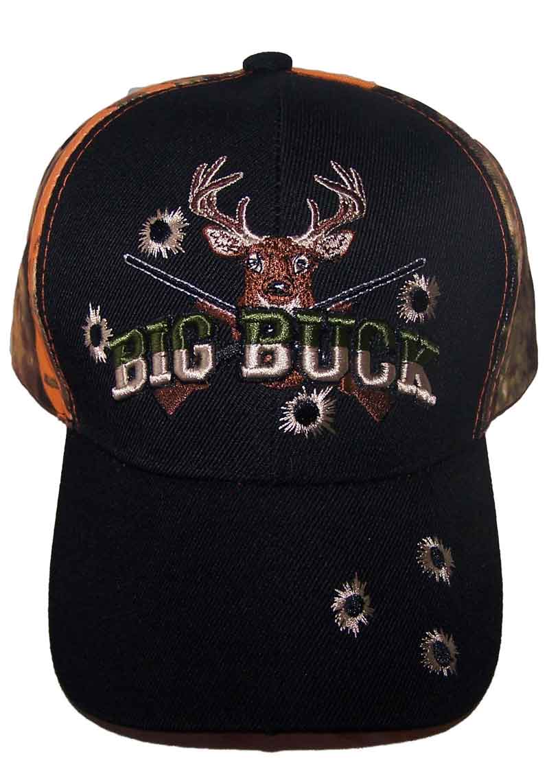 Hunting Deer Big Buck  BASEBALL Caps Hats Embroidered