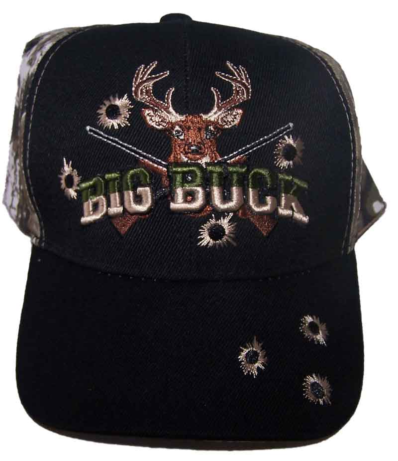 Hunting Deer Big Buck Embroidered BASEBALL Caps Hats