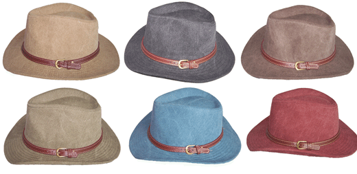 Fedora HATs For Adults - 6 Colors