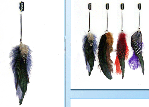 Native Pride - HAIR Accessories - Feather HAIR Extensions