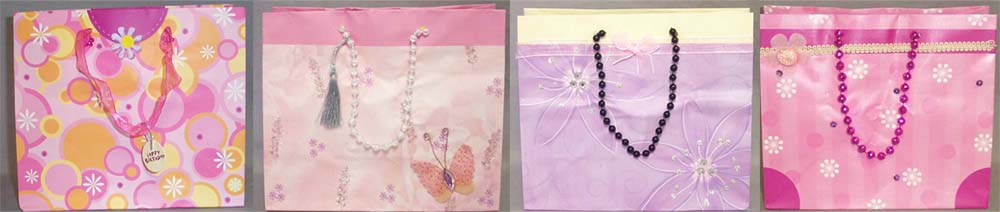 Gift Bags - Designer Styles - For Girls (Size: Small)