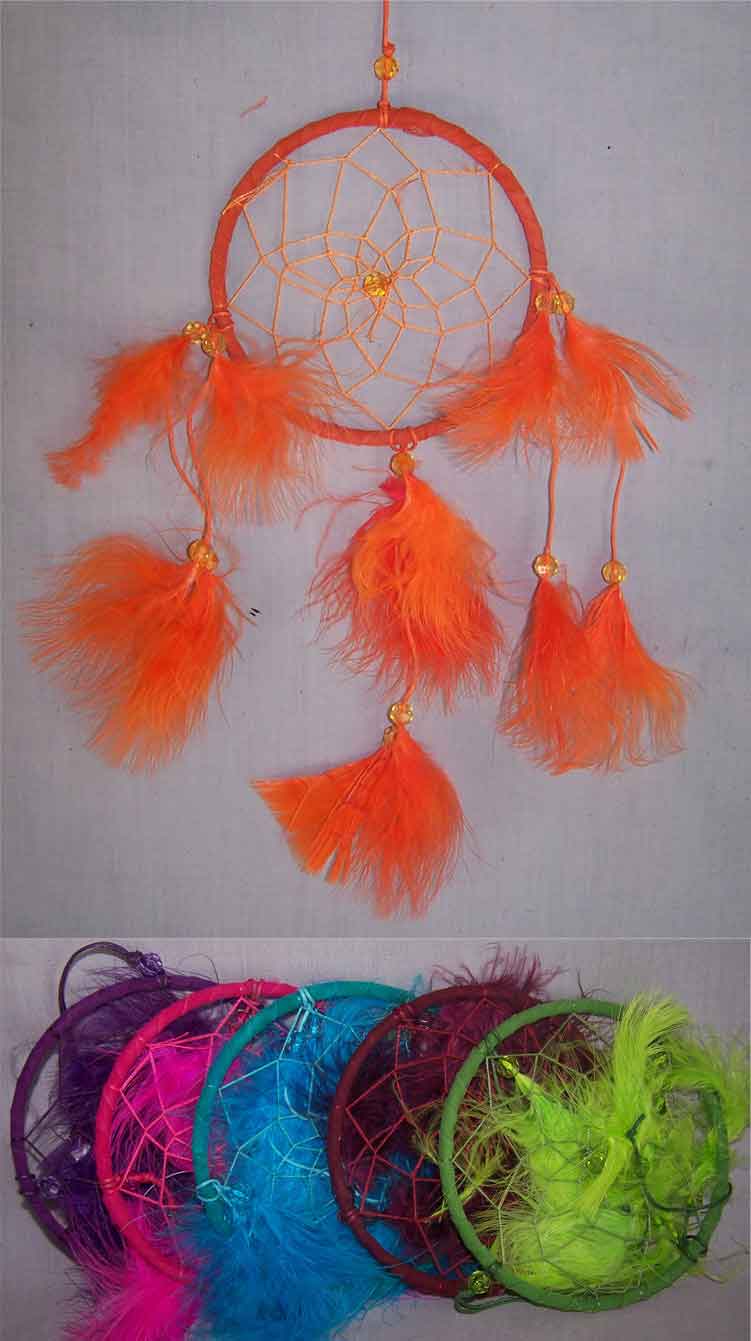 Native Pride  Tribal Bright Color DREAM CATCHERs - Diameter: