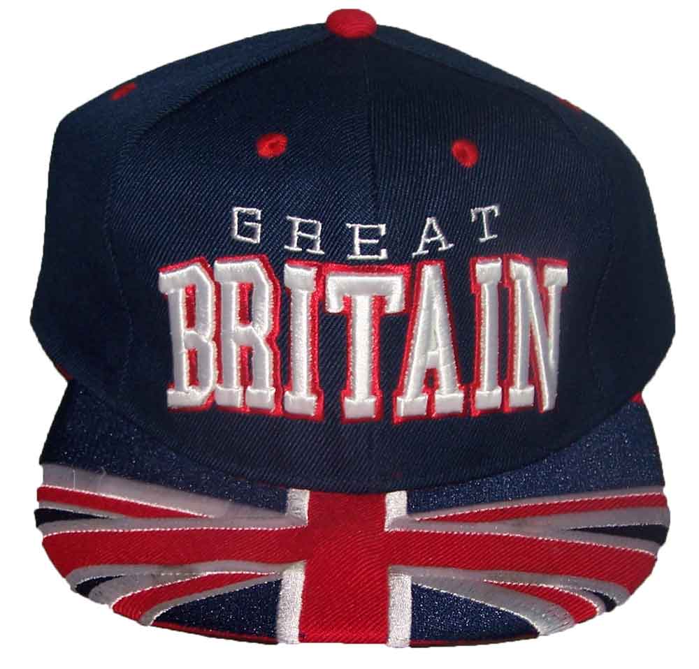 ''Great Britain'' Country  Embroidered BASEBALL Caps