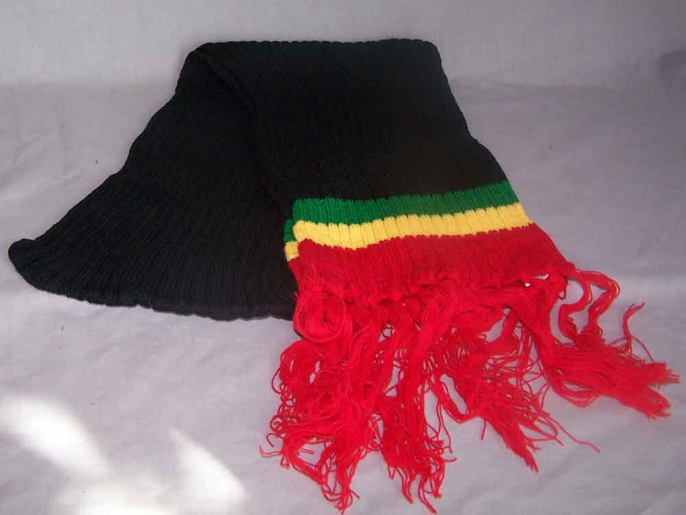 Reggae RASTA  Knitted Uni-Sex  Fall/Winter  Scarves