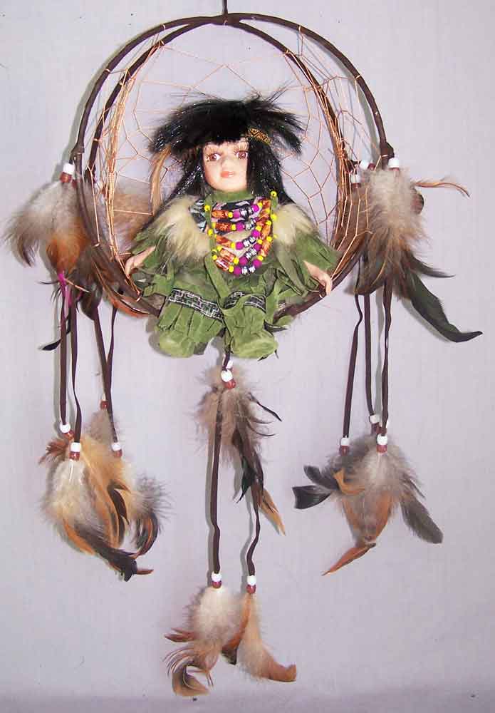 Native Pride DREAM CATCHERs - Porcelain Dolls