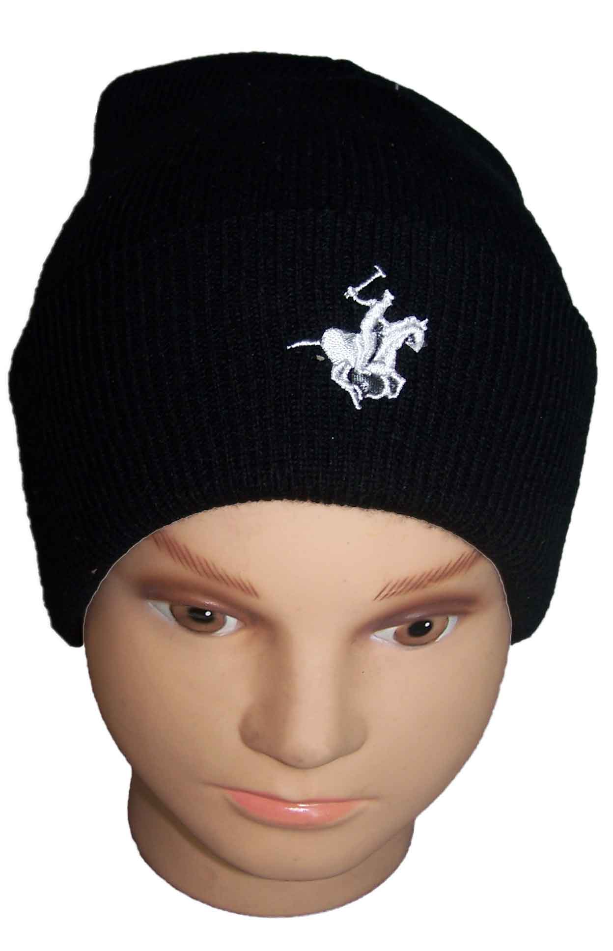 Beanies  Knitted Winter Caps  For ADULTs -  Polo Player