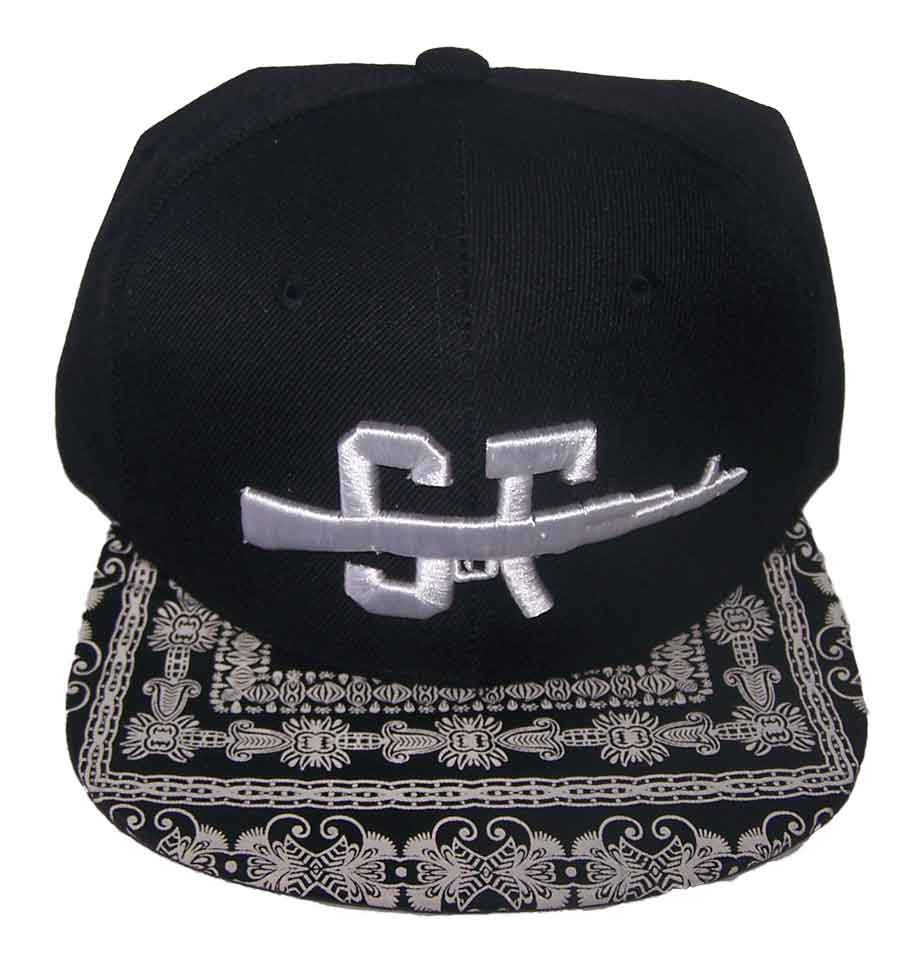 AK 47  SF Flat Brim Embroidered  Snap Back BASEBALL Caps Hats