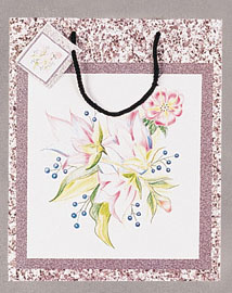 Gift Bags  - FLOWERS    (Size: Large)