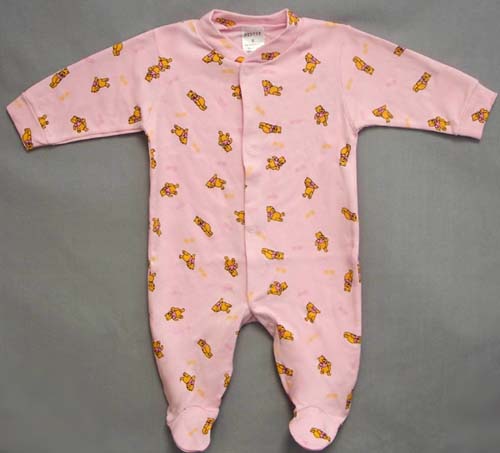 NEW Born Playwear With Footsie - Teddy Bear Prints ( # 23733)