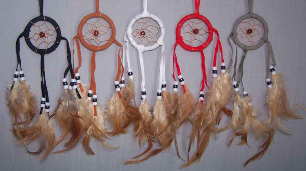 Native Pride  Tribal Handmade  DREAM CATCHERs -  2'' Diameter