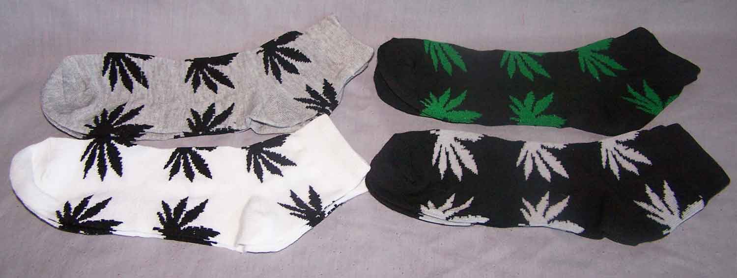 Marijuana - Weed - Cannabis Unisex Low Cut Socks ANKLET Socks