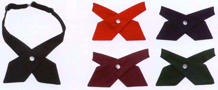 Cross Ties For Girls - In Solid Colors