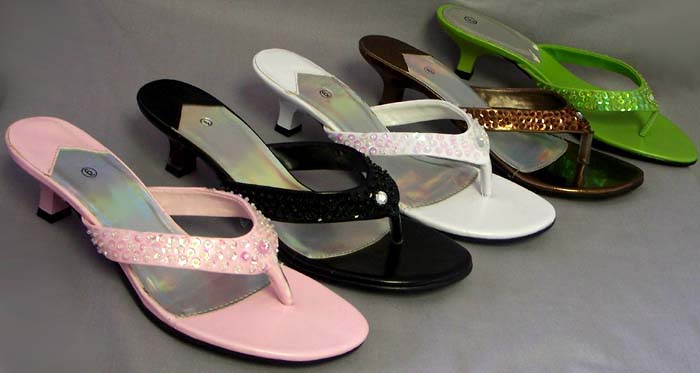 Womens/Teenagers Dressy Sandals With Sequins