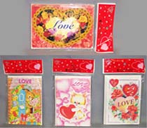 8Pc Pack Invitation Cards  - Love