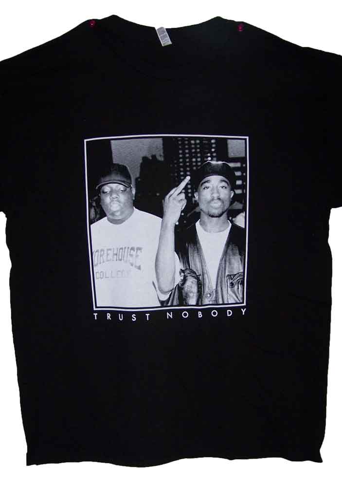 Tupac Shakur 2Pac Suge Knight Trust Nobody Hip Hop T-SHIRTS