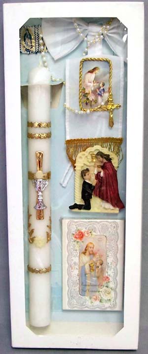 6 PC Communion Gift Boxed Sets - English