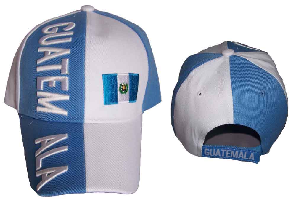 ''Guatemala''  Country Embroidered BASEBALL Caps