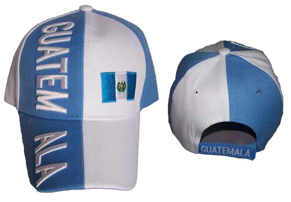 ''Guatemala''  Country Embroidered BASEBALL CAPs